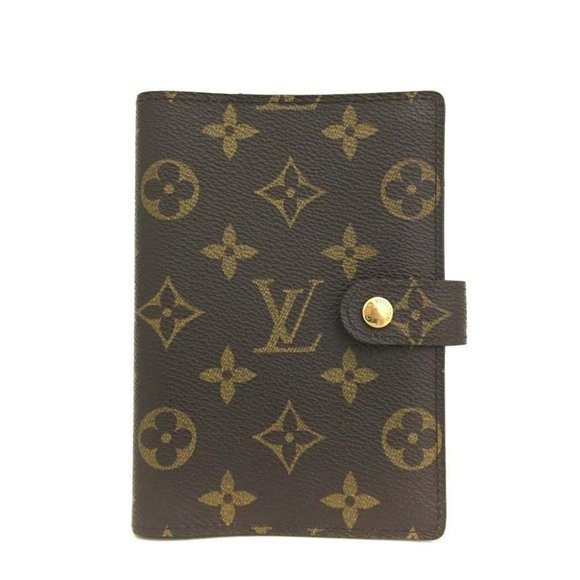 00652134# Louis Vuitton Notebook Cover Agenda PM  Monogram - Picture 1 of 9